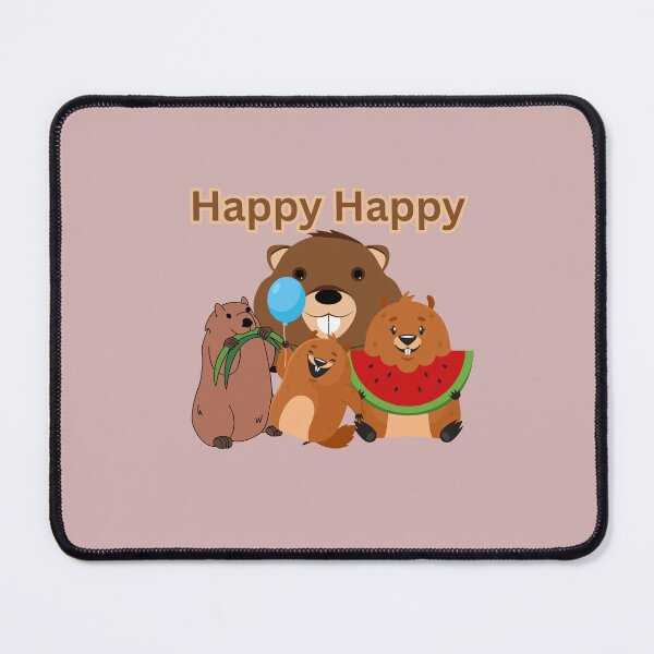Item preview, Happy Happy / Marmot Fun designed and sold by Mara9.