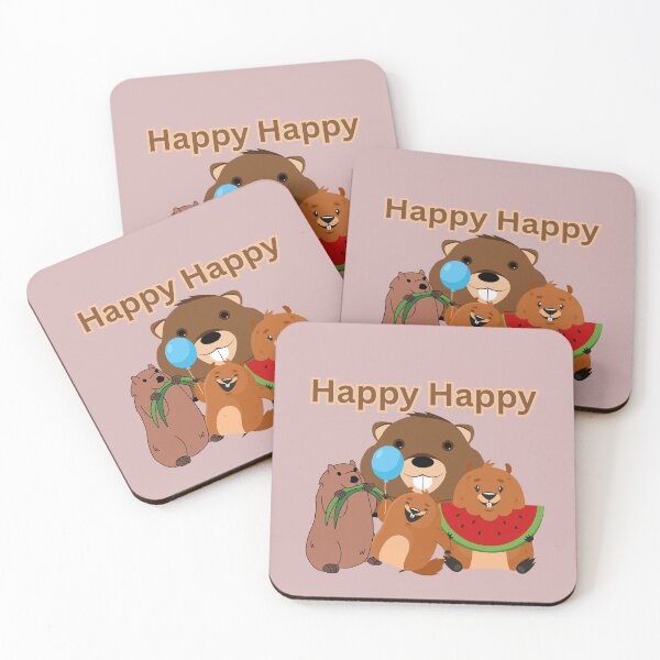 Item preview, Happy Happy / Marmot Fun designed and sold by Mara9.