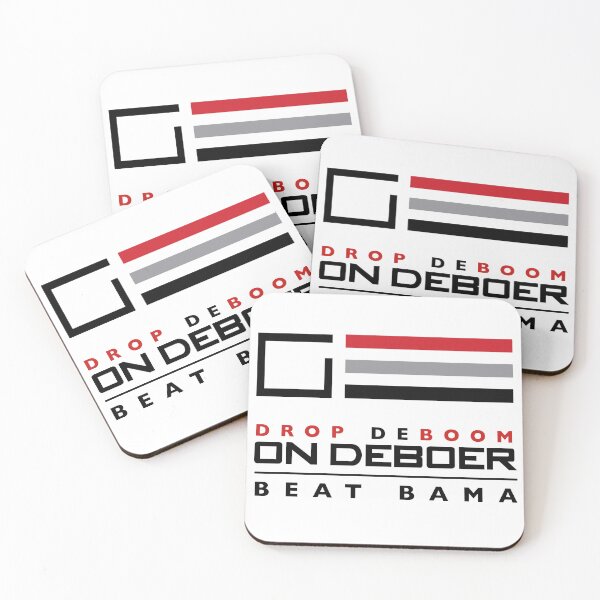 Item preview, Beat Bama, Drop DeBOOM on DeBoer, Kirby Smart and UGA Football designed and sold by PUSH Proper Prints.