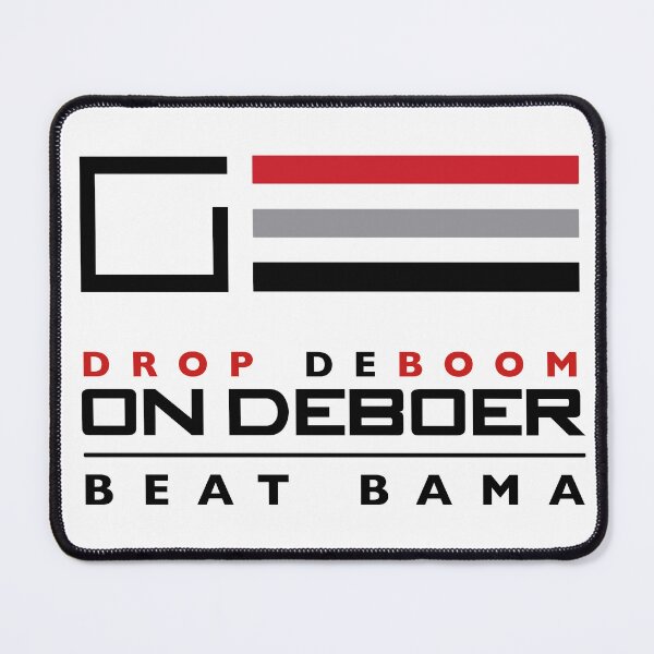 Item preview, Beat Bama, Drop DeBOOM on DeBoer, Kirby Smart and UGA Football designed and sold by PUSH Proper Prints.