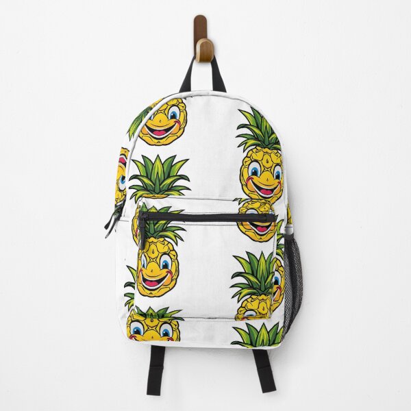 Item preview, illustration of a smiling pineapple character designed and sold by Royalsticker.