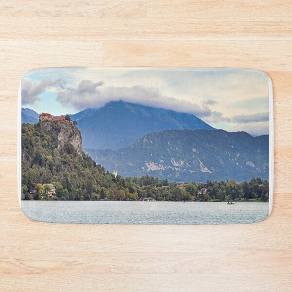 Item preview, View of Lake Bled with Bled Castle,landscape, Slovenia designed and sold by goceris.
