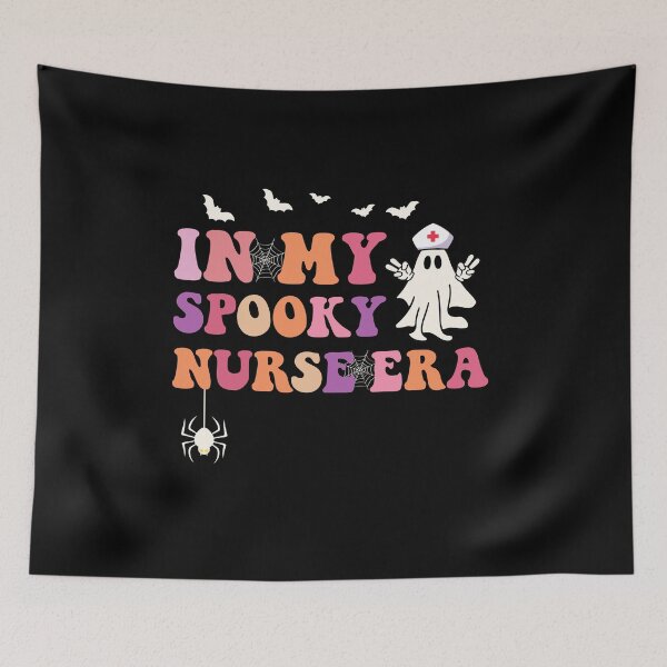 Item preview, In My Spooky Nurse Era Shirt – Cute Ghost Halloween Nurse designed and sold by Alluka Brand.