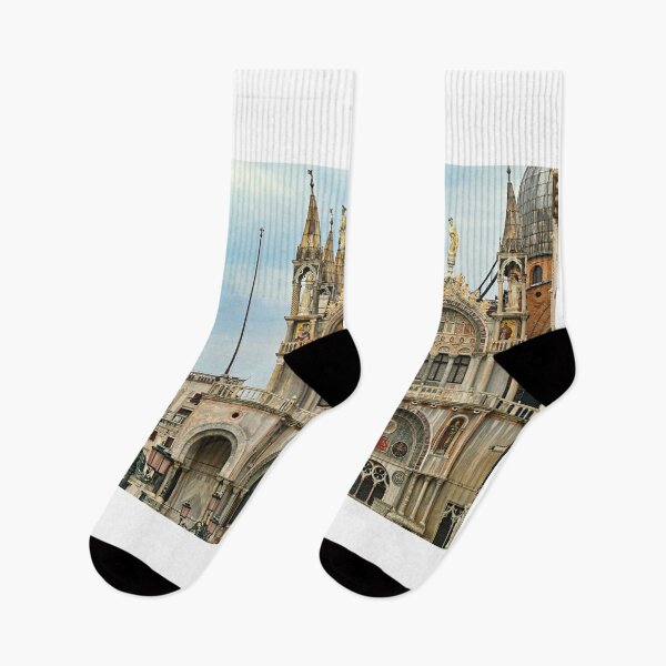 Item preview, Saint Mark Basilica and clock tower, Venice, Italy designed and sold by goceris.
