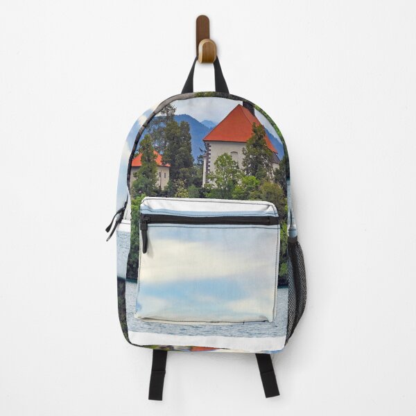 Item preview, Pilgrimage Church of the Assumption of Maria in the morning landscape,Lake Bled, Slovenia designed and sold by goceris.