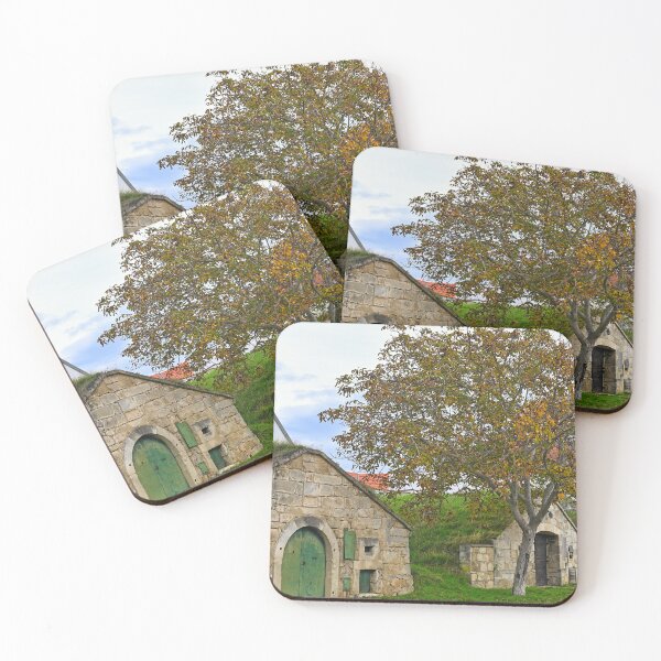 Item preview, Old wine cellars street, Kellergasse in Purbach, Burgenland,Austria,autumn season designed and sold by goceris.