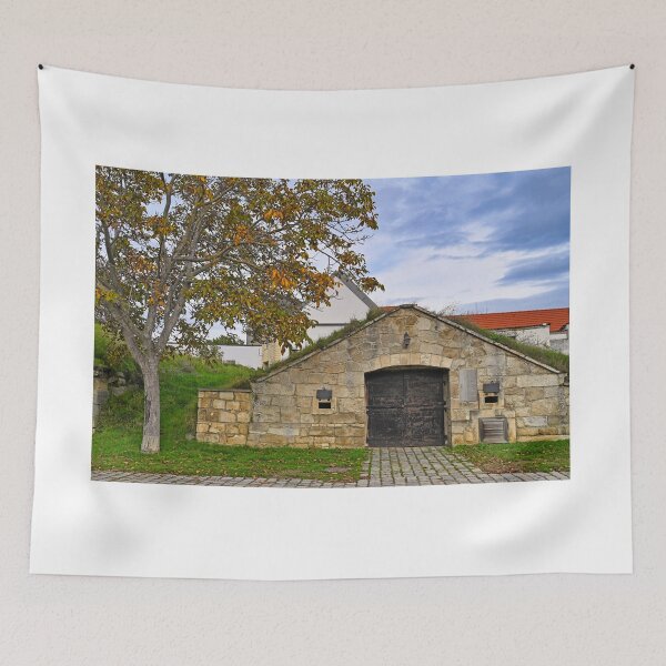 Item preview, Old wine cellar of Kellergasse in Purbach, Burgenland,Austria,autumn season designed and sold by goceris.