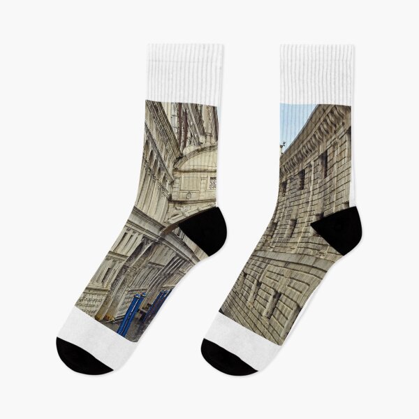Item preview, Gondolas floating on canal towards Bridge of Sighs, Ponte dei Sospiri,Venice, Italy designed and sold by goceris.