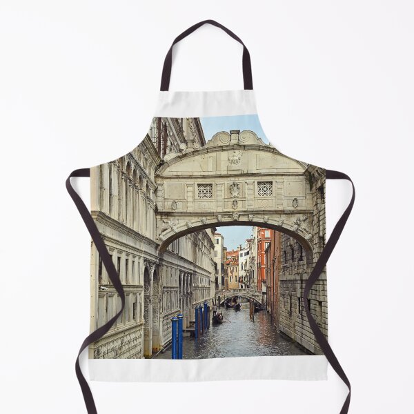 Item preview, Gondolas floating on canal towards Bridge of Sighs, Ponte dei Sospiri,Venice, Italy designed and sold by goceris.