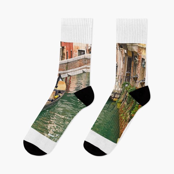 Item preview, Gondola and little bridge in Venice, Italy designed and sold by goceris.