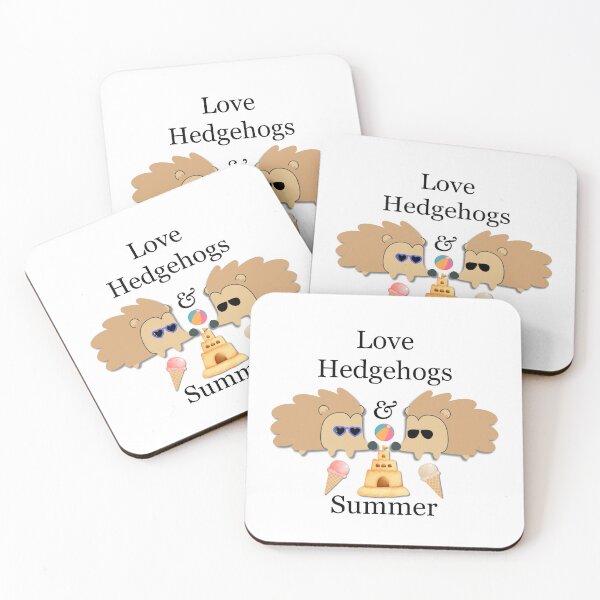 Item preview, Love Hedgehogs and Summer designed and sold by MFellArt Creations.