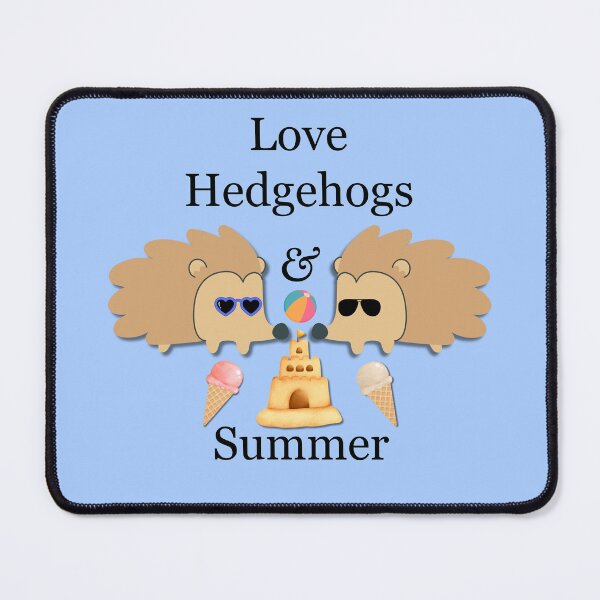 Item preview, Love Hedgehogs and Summer designed and sold by MFellArt Creations.