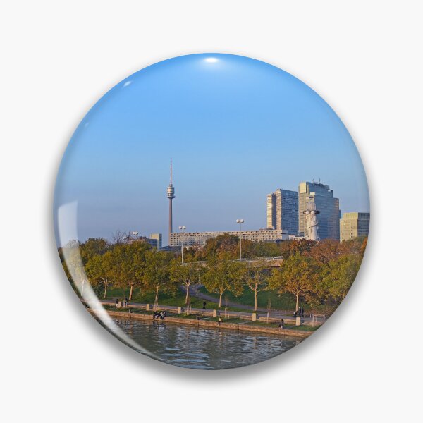 Item preview, Donaucity and Danube river, Vienna cityscape, Austria,autumn season designed and sold by goceris.