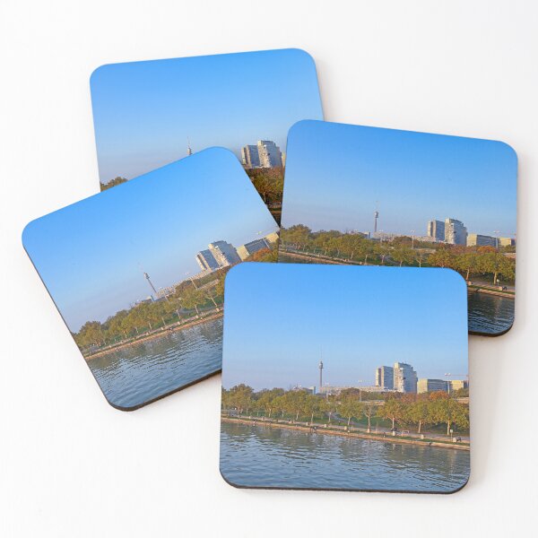 Item preview, Donaucity and Danube river, Vienna cityscape, Austria,autumn season designed and sold by goceris.
