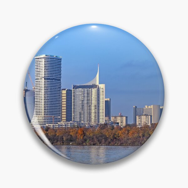 Item preview, Donaucity and Danube river in Vienna cityscape, Austria,autumn season designed and sold by goceris.