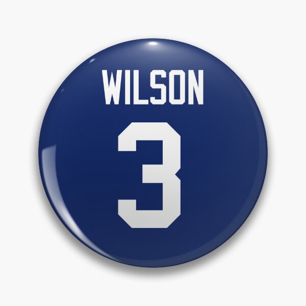 Item preview, Russell Wilson #3 (Giants) designed and sold by Turnstile Sports.