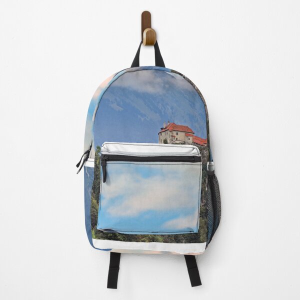 Item preview, Bled Castle and mountains in the morning landscape, Slovenia designed and sold by goceris.