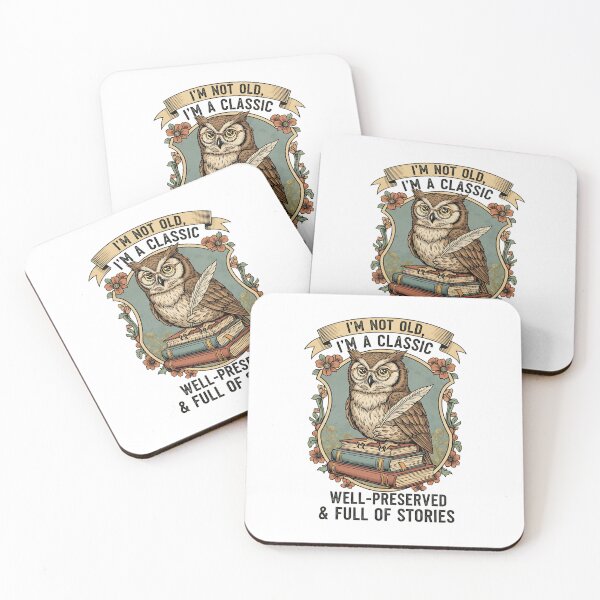 Item preview, I'm Not Old I'm a Classic Owl - Well-Preserved & Full of Stories designed and sold by RedDelaney.