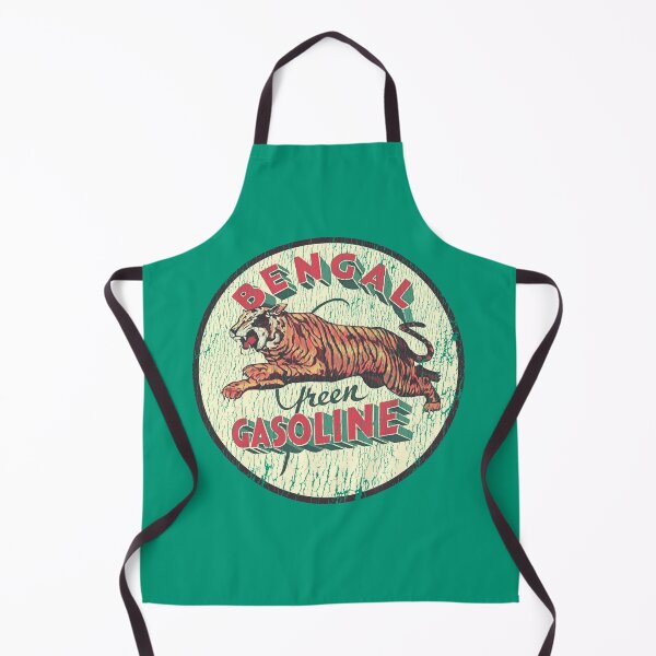 Item preview, Bengal Green Gasoline 1950s-60s - age, worn, vintage print. designed and sold by retropetrol.