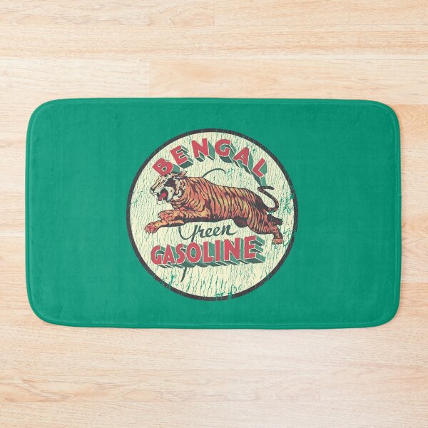 Item preview, Bengal Green Gasoline 1950s-60s - age, worn, vintage print. designed and sold by retropetrol.