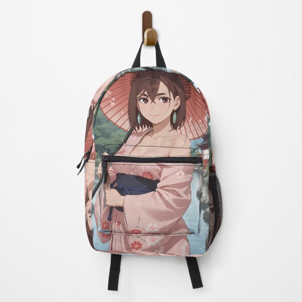Aperçu de l'œuvre Momo Ayase Dandadan Anime Girl Waifu Kimono Beauté créée et vendue par Mazghobarts.