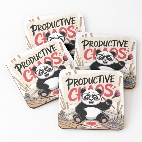 Item preview, "Productive Chaos" Panda designed and sold by MemGraphicss.