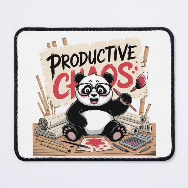 Item preview, "Productive Chaos" Panda designed and sold by MemGraphicss.