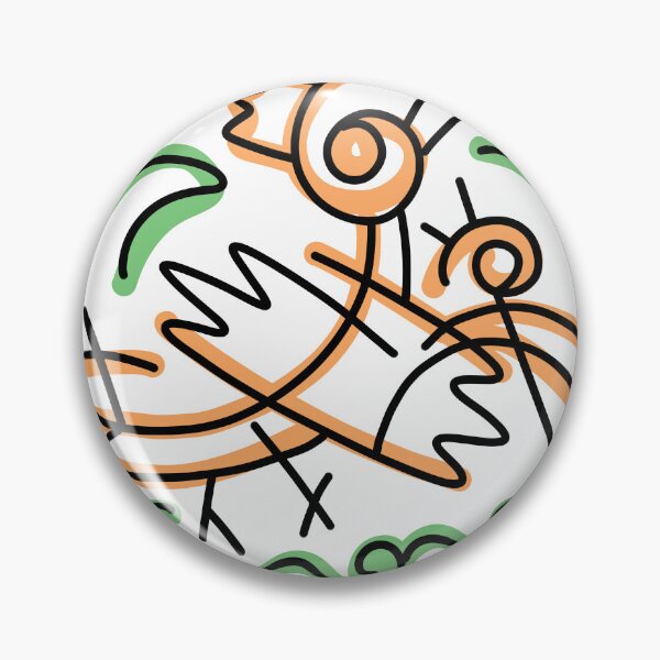 Item preview, Wings of Abstraction Doodle Composition 6 designed and sold by alina-k-design.