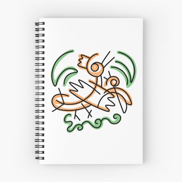 Item preview, Wings of Abstraction Doodle Composition 6 designed and sold by alina-k-design.