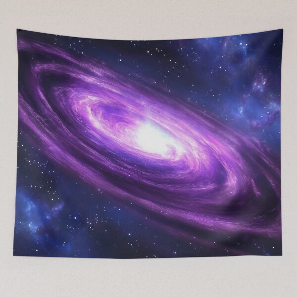 Item preview, Beautiful purple spiral galaxy designed and sold by anytka.