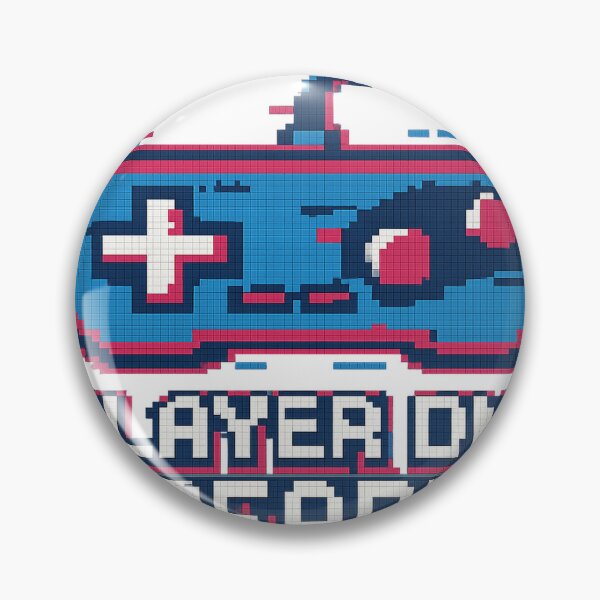 Item preview, Player One Ready – Glitch Pixel Controller designed and sold by ShadowScales Art.