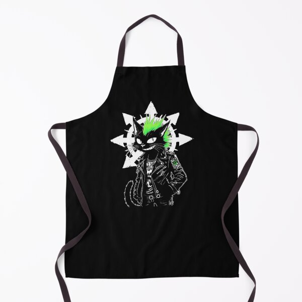 Item preview, Chaos Cat - Black Cat of Anarchy with Chaos Star Symbol designed and sold by Ikaroots.