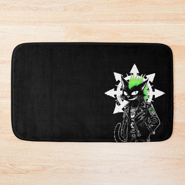 Item preview, Chaos Cat - Black Cat of Anarchy with Chaos Star Symbol designed and sold by Ikaroots.