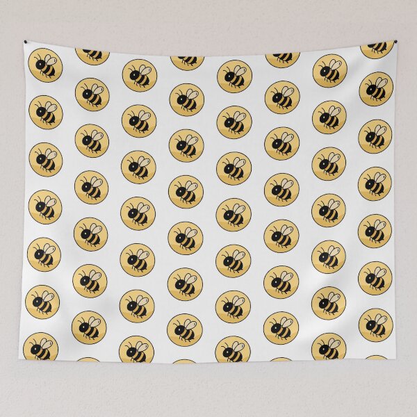 Item preview, Cute Bee Minimalist Round Animal Illustration designed and sold by PinFlick.