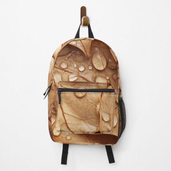 Item preview, Brown leaves with water drops designed and sold by anytka.