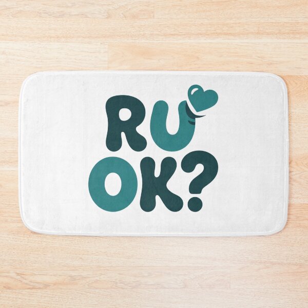 Item preview, Minimalist R U OK Shirt – Mental Health Awareness Typography Graphic designed and sold by Okada's t-shirts & accessories.