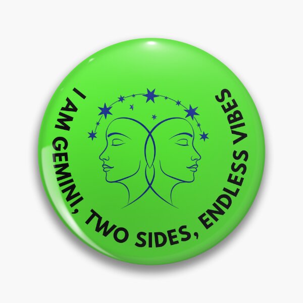 Item preview, Gemini Zodiac – Mirrored Faces with Stars designed and sold by Nuvra Clothing.