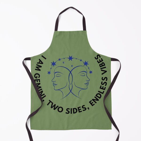 Item preview, Gemini Zodiac – Mirrored Faces with Stars designed and sold by Nuvra Clothing.