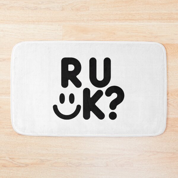 Item preview, Minimalist R U OK Shirt – Mental Health Awareness Typography Graphic designed and sold by Okada's t-shirts & accessories.