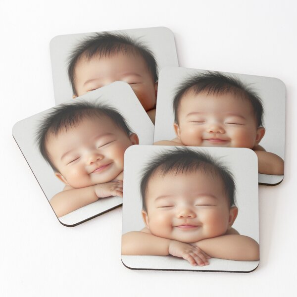 Item preview, Cute baby smiling with joy designed and sold by anytka.