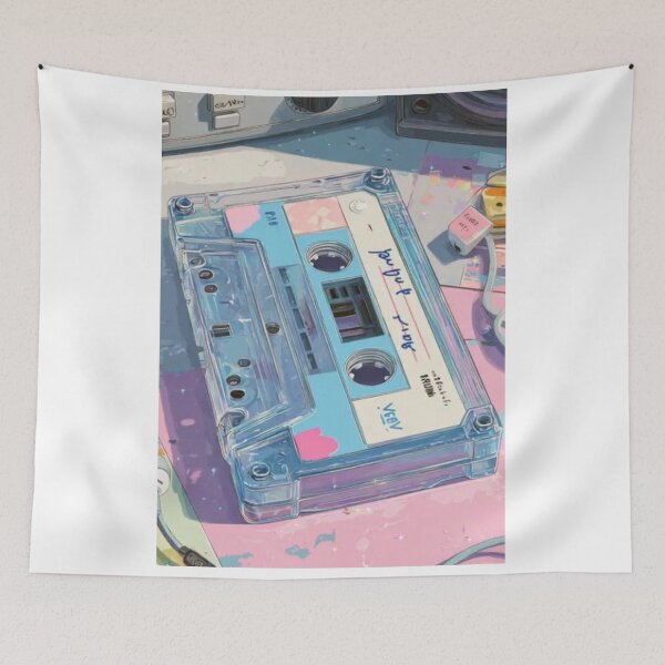 Item preview, "Mixtape Me Back to the '80s – Rewind & Shine!" designed and sold by Print Fiction.