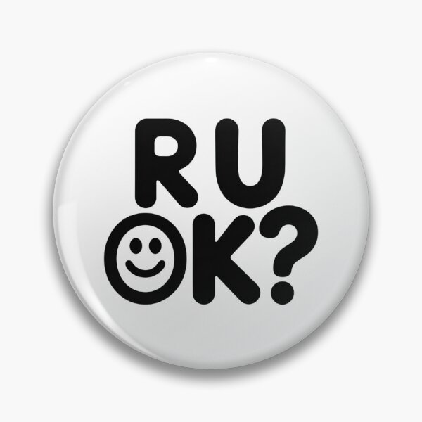 Item preview, Minimalist R U OK Shirt – Mental Health Awareness Typography Graphic designed and sold by Okada's t-shirts & accessories.