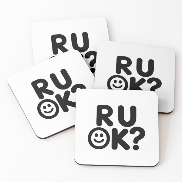 Item preview, Minimalist R U OK Shirt – Mental Health Awareness Typography Graphic designed and sold by Okada's t-shirts & accessories.