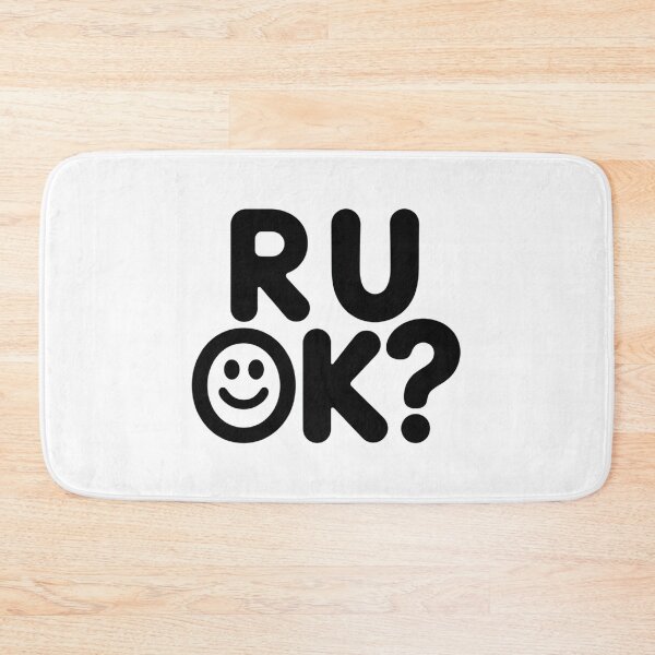 Item preview, Minimalist R U OK Shirt – Mental Health Awareness Typography Graphic designed and sold by Okada's t-shirts & accessories.