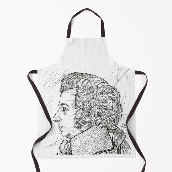 Item preview, WOLFGANG AMADEUS MOZART ink portrait .3 designed and sold by lautir.