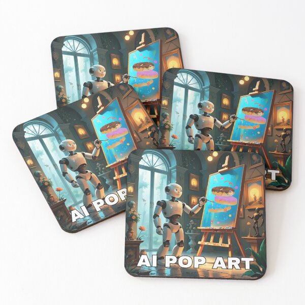 Item preview, Pop Art - Doughnuts with Sprinkles on Canvas. designed and sold by MPC-Mince-Pies.