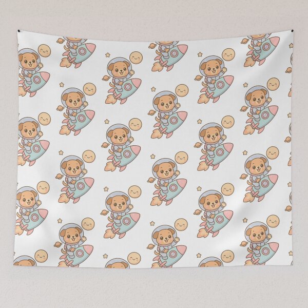 Item preview, Cosmic Puppy Rocket – Cute Astronaut Dog in Space designed and sold by KateVil.