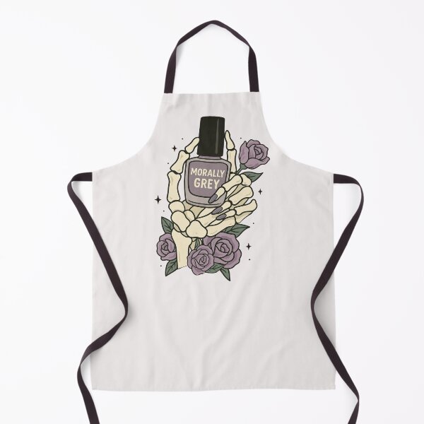 Item preview, Skeleton Hand Nail Polish Graphic – Morally Grey Flowers Home Decor & Apparel designed and sold by Compass and a Camera.