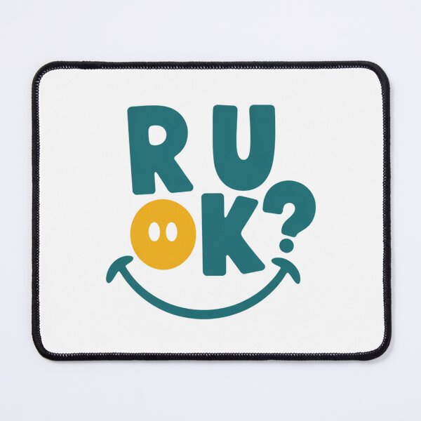 Item preview, Minimalist R U OK Shirt – Mental Health Awareness Typography Graphic designed and sold by Okada's t-shirts & accessories.