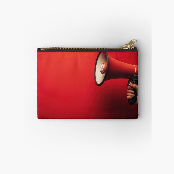 Item preview, Red background with megaphone designed and sold by anytka.